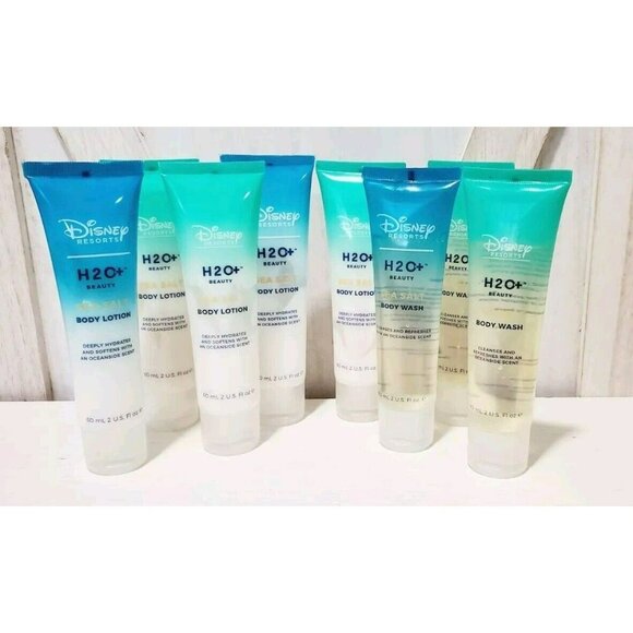 Disney Bath Disney Resort H2o Beauty Sea Salt 3 Body Wash 5 Body